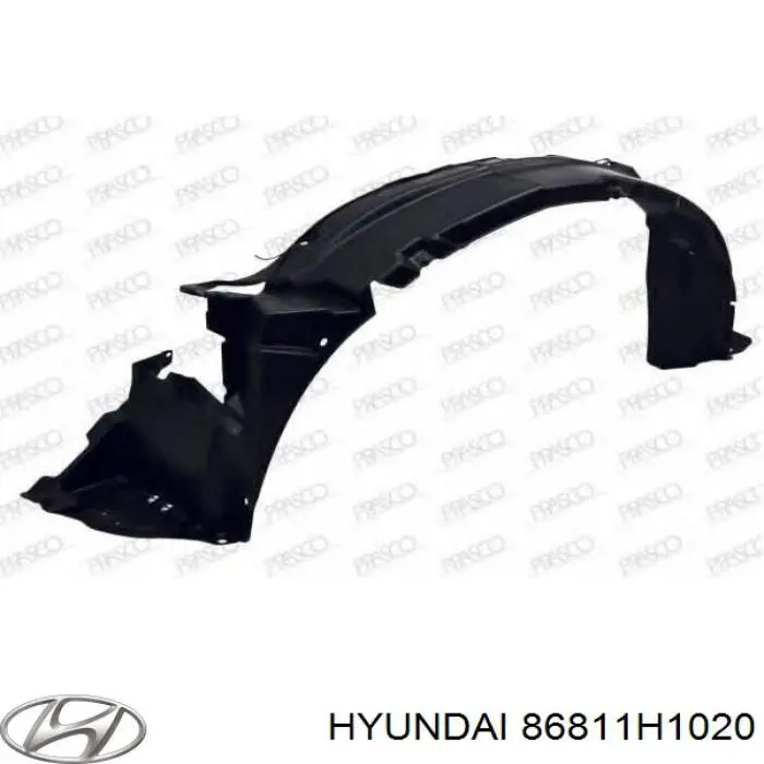 Підкрилок переднього крила, лівий передній Hyundai/Kia 86811H1020 ціна, від 49.83 USD