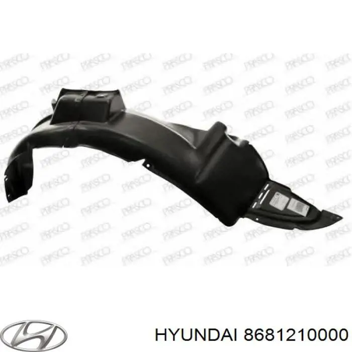 Підкрилок переднього крила, правий Hyundai Matrix (FC) (Хендай Матрікс)