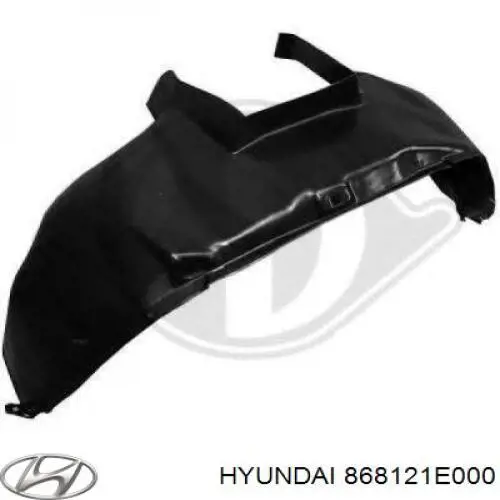 Підкрилок переднього крила, правий Hyundai Accent VERNA (Хендай Акцент)
