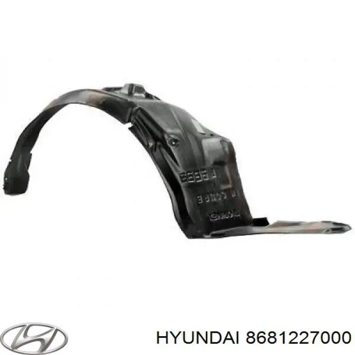 Подкрильнікі переднього крила, правий Hyundai/Kia 8681227000 ціна, від 10.63 USD