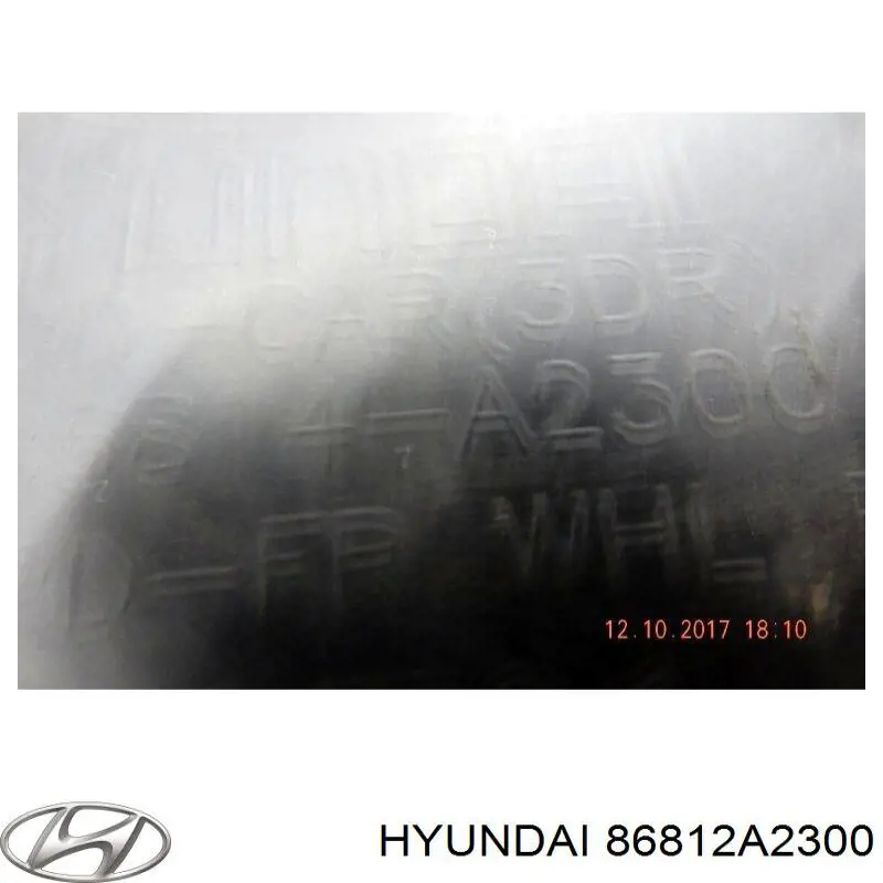 86812A2300 Hyundai/Kia підкрилок переднього крила, правий