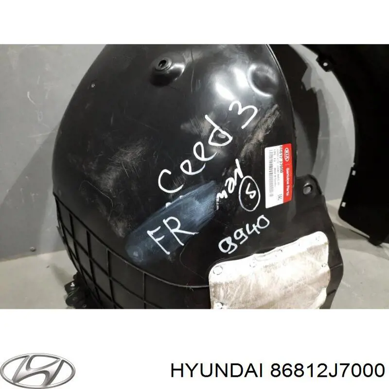 Подкрильнікі переднього крила, правий Hyundai/Kia 86812J7000 ціна, від 100.22 USD