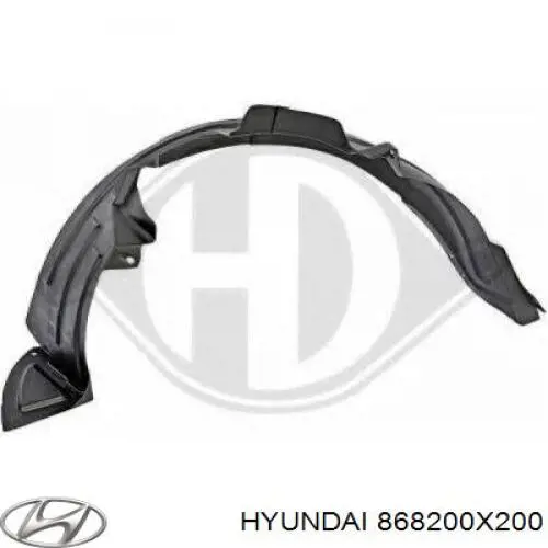 Подкрильнікі переднього крила, правий Hyundai/Kia 868200X200 ціна, від 35.72 USD