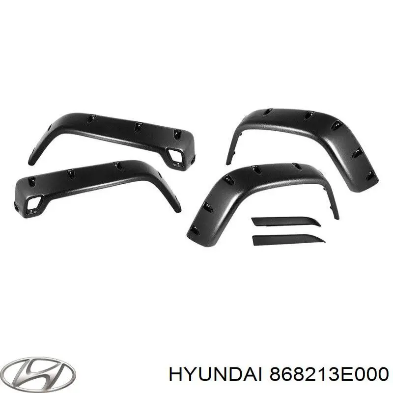 Підкрилок заднього крила, лівий Hyundai/Kia 868213E000 ціна, від 10.14 USD