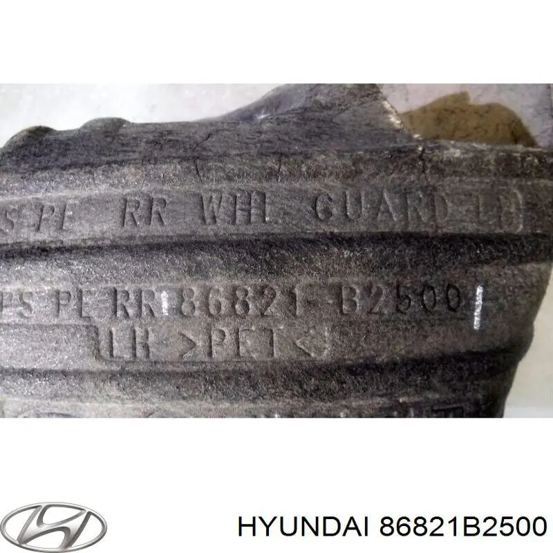 86821B2500 Hyundai/Kia Підкрилок заднього крила, лівий