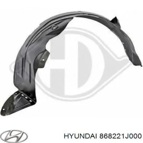 Підкрилок заднього крила, правий Hyundai I20 (PB) (Хендай Ай 20)