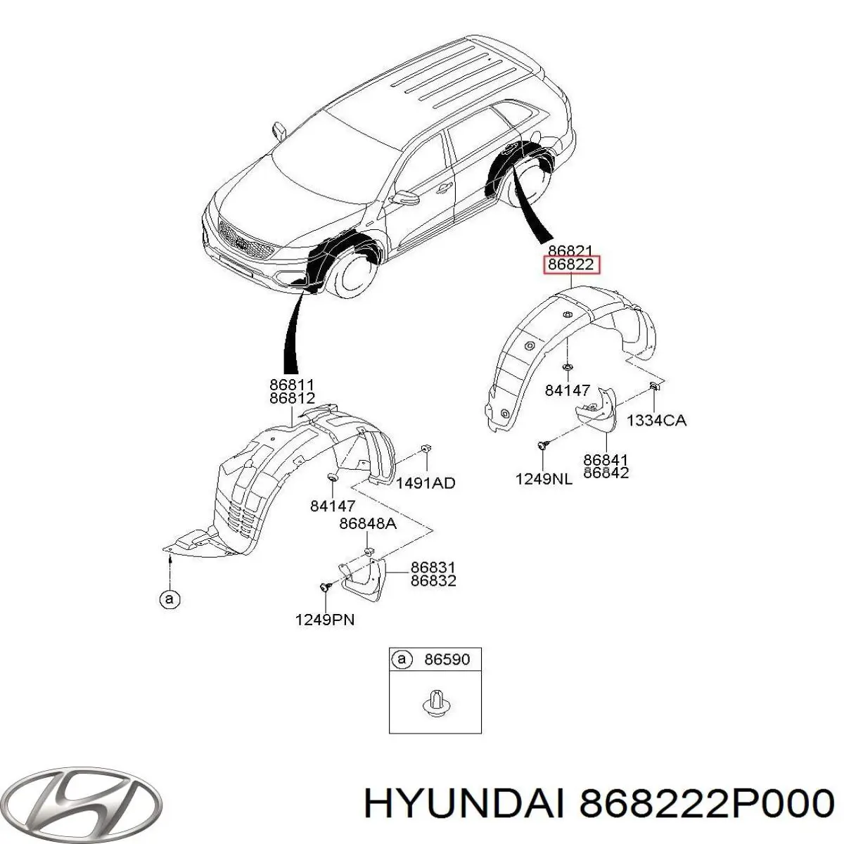868222P000 Hyundai/Kia 