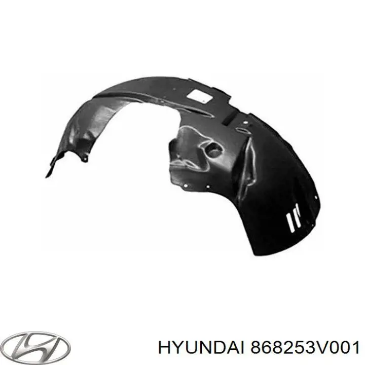 Підкрилок заднього крила, лівий задній Hyundai/Kia 868253V000 ціна, від 32.04 USD