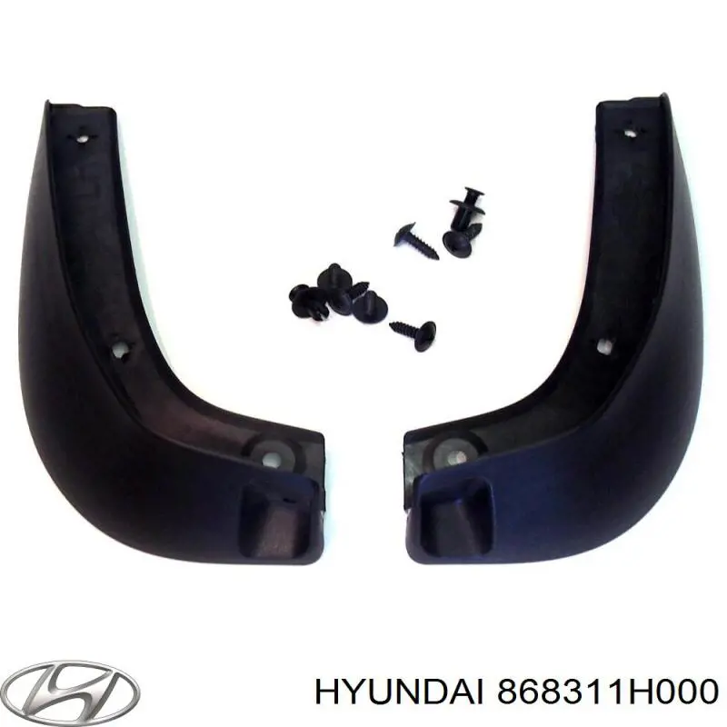Бризковики передній, лівий Hyundai/Kia 868311H000 ціна, від 20.06 USD