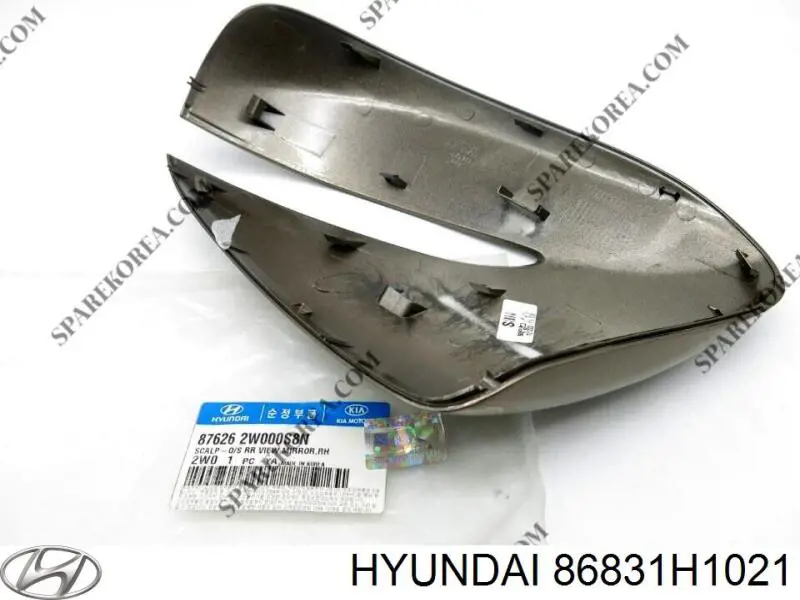 Бризковики передній, лівий Hyundai/Kia 86831H1021 ціна, від 8.61 USD