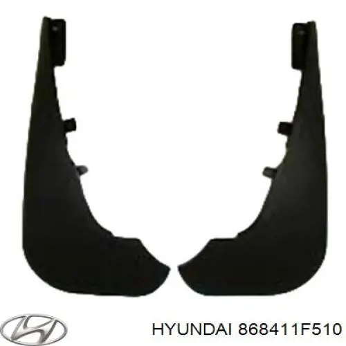 868411F510 Hyundai/Kia Бризговик задній, лівий