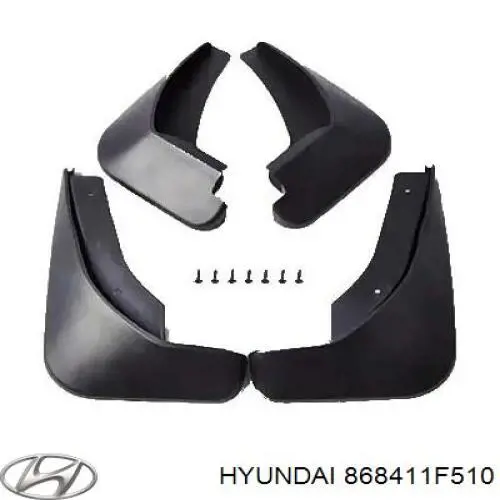 Бризковики задній, лівий Hyundai/Kia 868411F510 ціна, від 39.87 USD