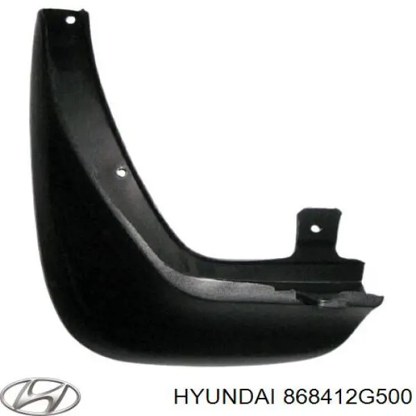 Бризковики задній, лівий 868412G500 Hyundai/Kia