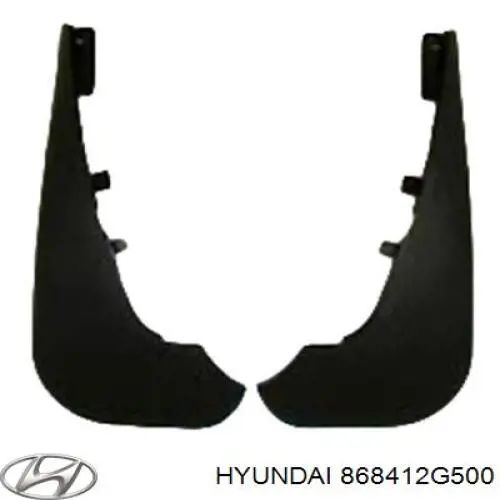 Бризговик задній, лівий Hyundai/Kia 868412G500