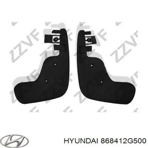 868412G500 Hyundai/Kia Бризковики задній, лівий