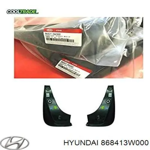 Купити 868413W000 Hyundai/Kia Бризковики задній, лівий