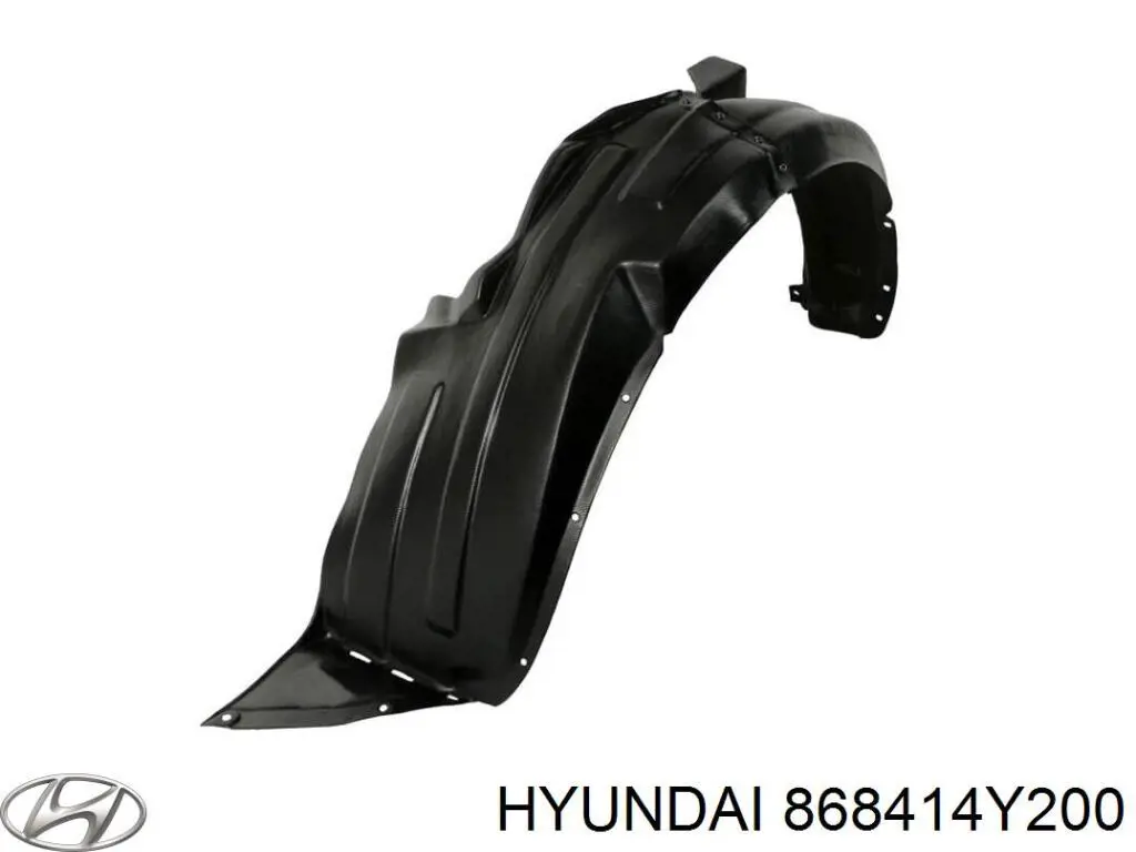 868414Y200 Hyundai/Kia Бризговик задній, лівий