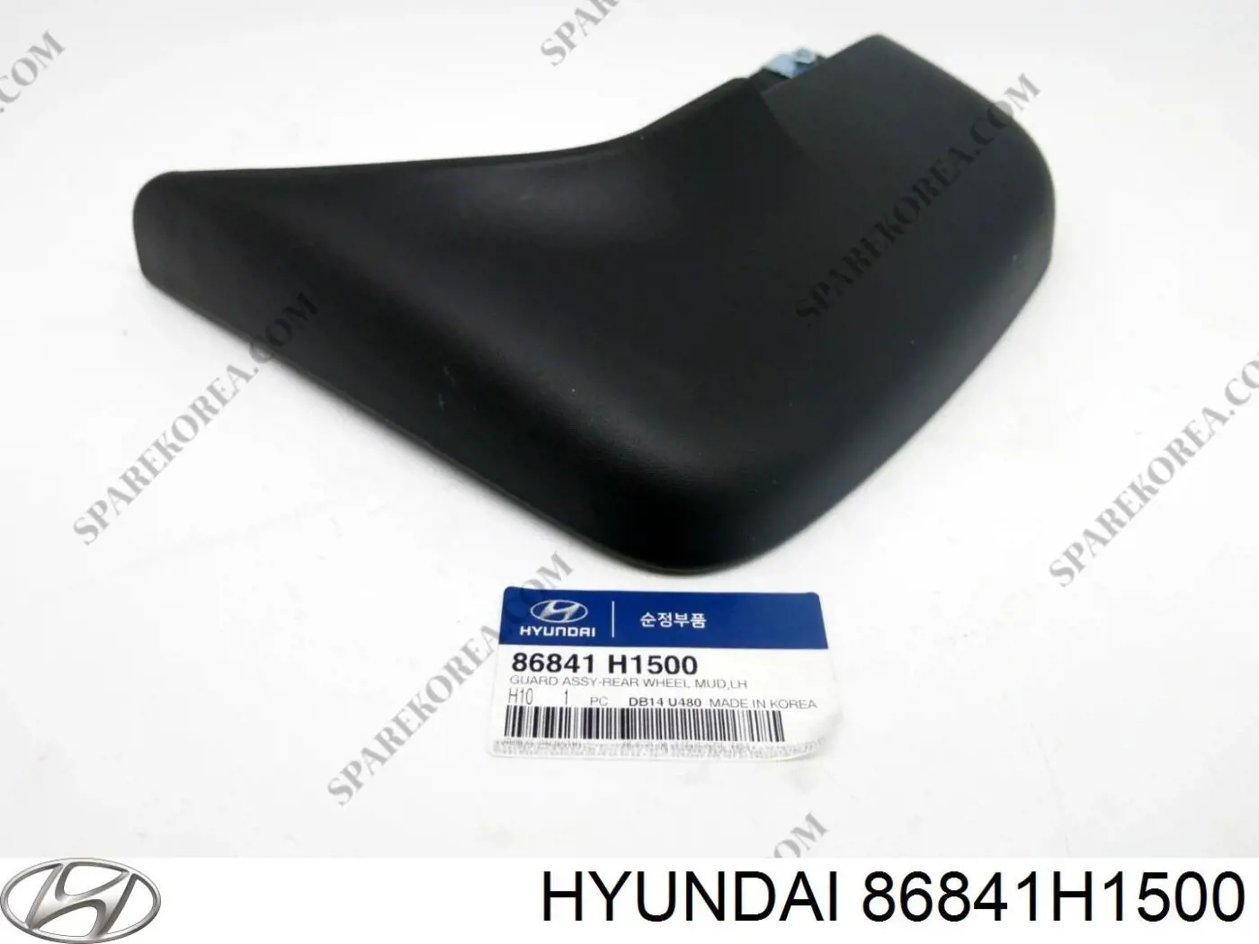 86841H1500 Hyundai/Kia Бризговик задній, лівий