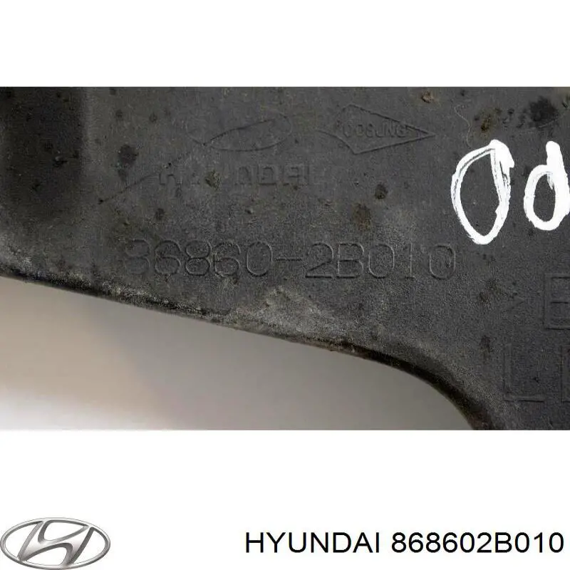 Бризковики передній, правий Hyundai/Kia 868602B010 ціна, від 8.75 USD