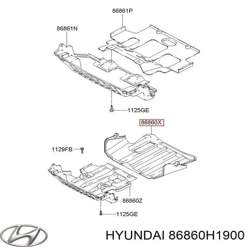  Hyundai/Kia 86860H1900 ціна, від 124.58 USD