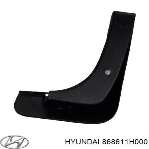 Щиток брудозахисний заднього крила, передній лівий Hyundai/Kia 868611H000 ціна, від 10.21 USD