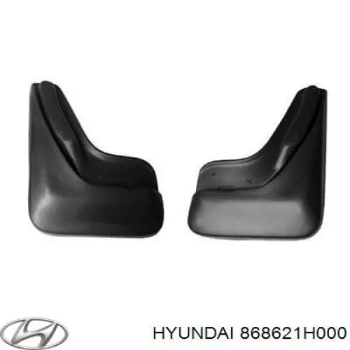 Щиток грязезащитний заднього крила, передній правий Hyundai/Kia 868621H000