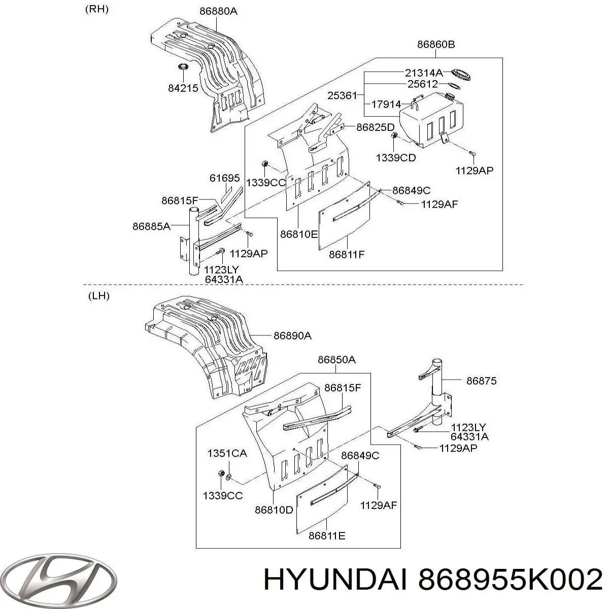  868955K001 Hyundai/Kia