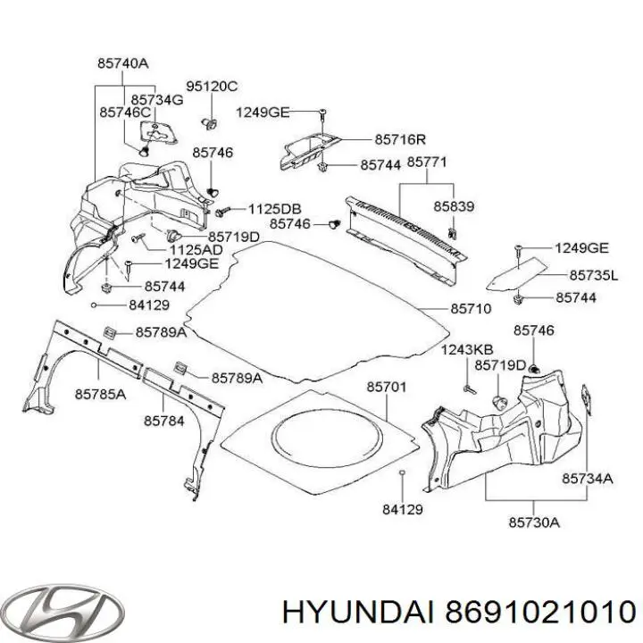 Купити 8691021010 Hyundai/Kia 