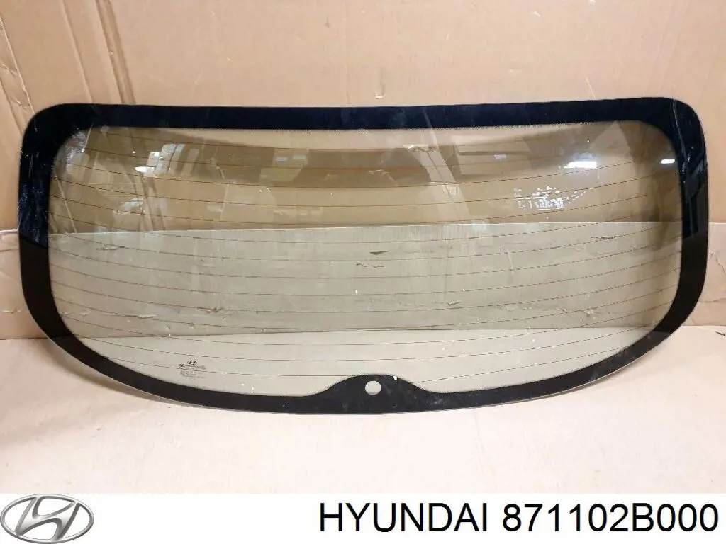 Скло заднє, 3/5-й двері (ляди) на Hyundai Santa Fe (CM)