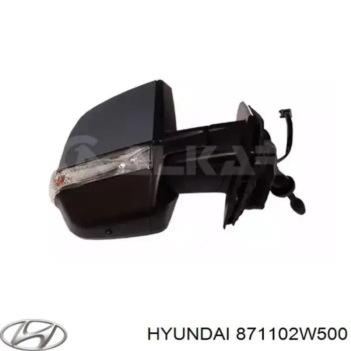 871102W500 Hyundai/Kia скло заднє, 3/5-й двері (ляди)