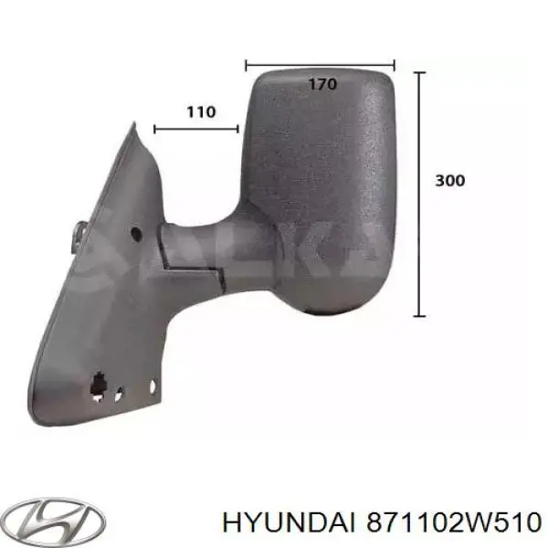 871102W010 Hyundai/Kia Скло третіх/п'ятих дверей