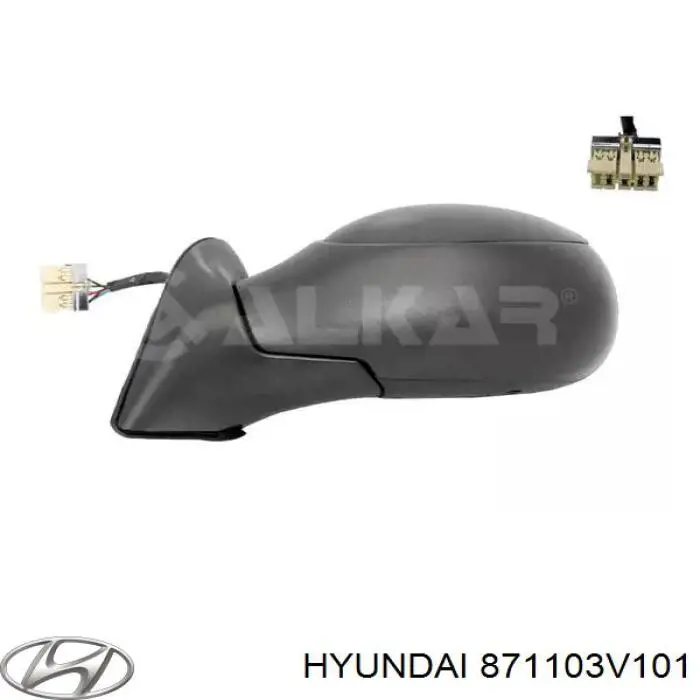 Заднє скло 871103V101 Hyundai/Kia