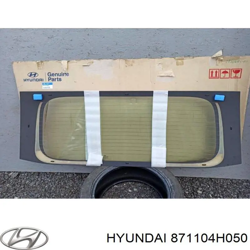 871104H050 Hyundai/Kia скло заднє, 3/5-й двері (ляди)