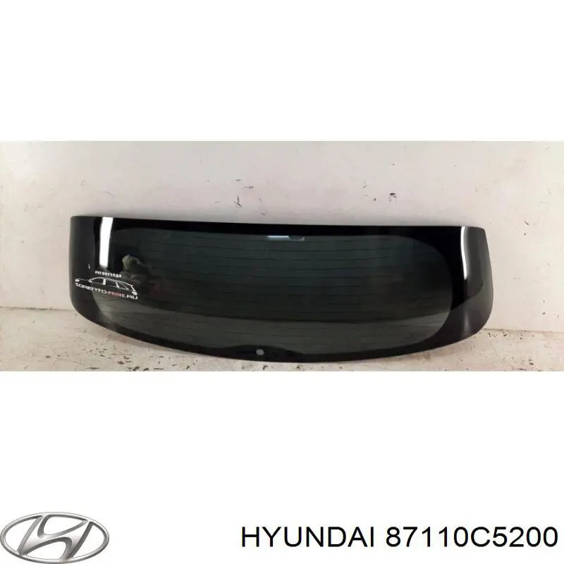 87110C5200 Hyundai/Kia скло заднє, 3/5-й двері (ляди)