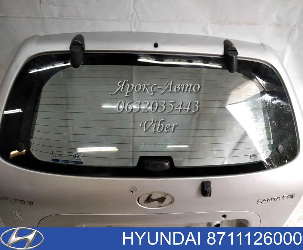 Скло заднє Hyundai Santa Fe 1 (SM) (Хендай Санта фе)