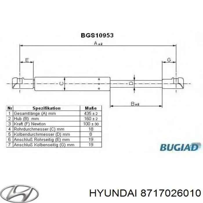 Купити 430719029600 Magneti Marelli Амортизатор скла задніх, 3/5-ї двері (ляди)