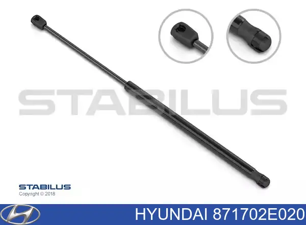 Купити 871702E020 Hyundai/Kia Амортизатор скла задніх, 3/5-ї двері (ляди)