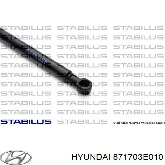 Амортизатор скла задніх, 3/5-ї двері (ляди) 871703E010 Hyundai/Kia