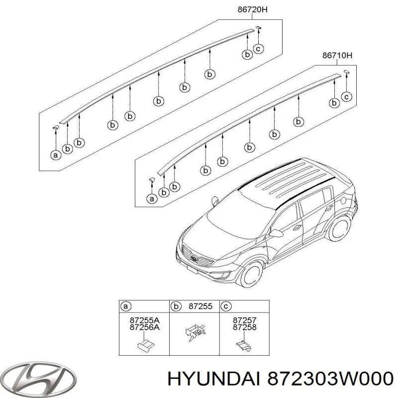  Hyundai/Kia 872303W000 ціна, від 86.43 USD