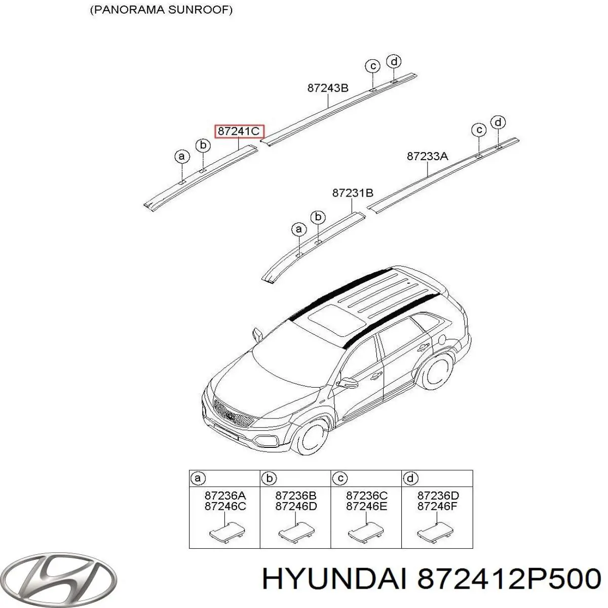  Hyundai/Kia 872412P500 ціна, від 29.85 USD