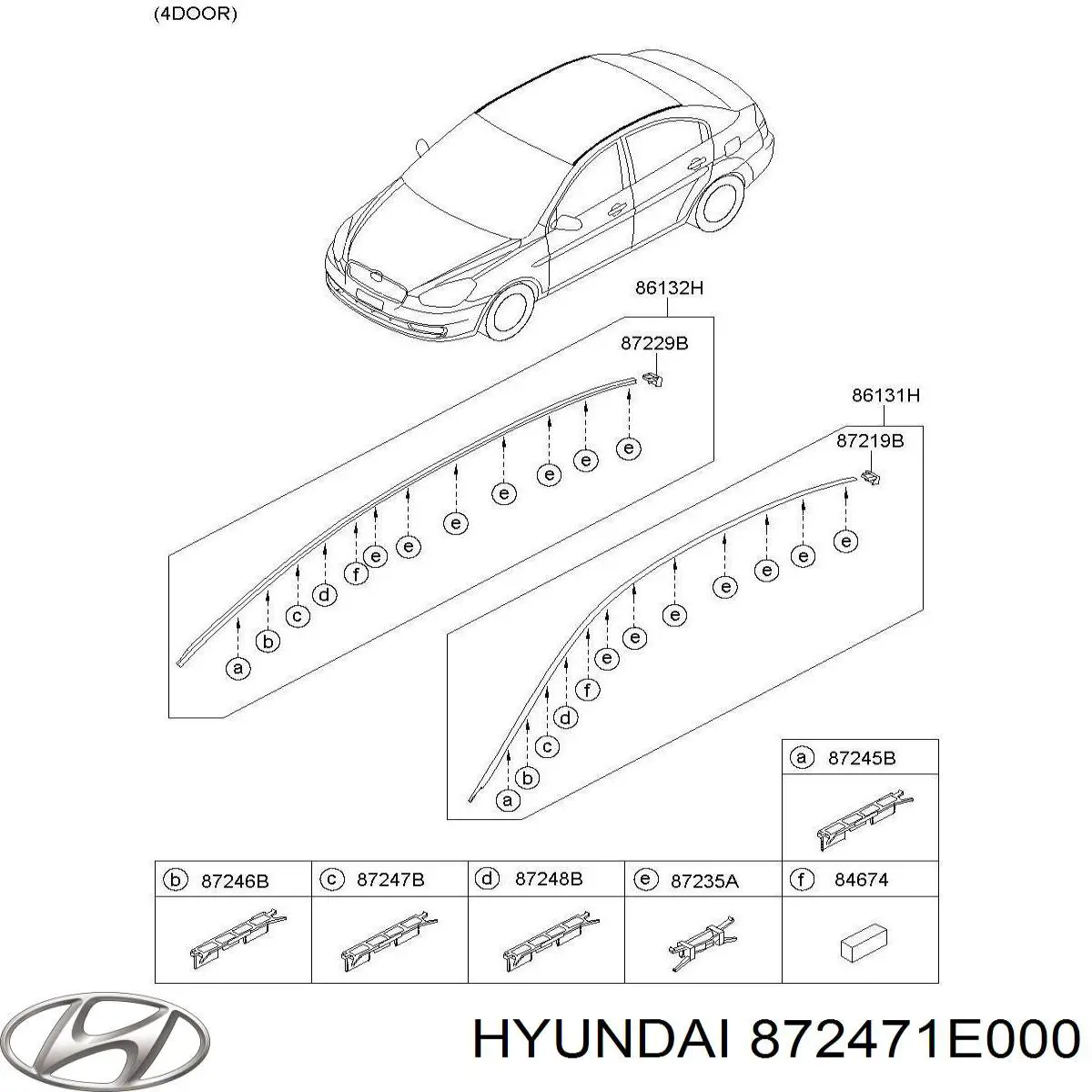  Hyundai/Kia 872471E000 ціна, від 2.96 USD