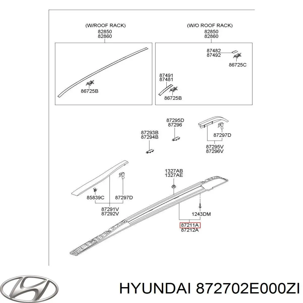  Hyundai/Kia 872702E000ZI ціна, від 43.97 USD