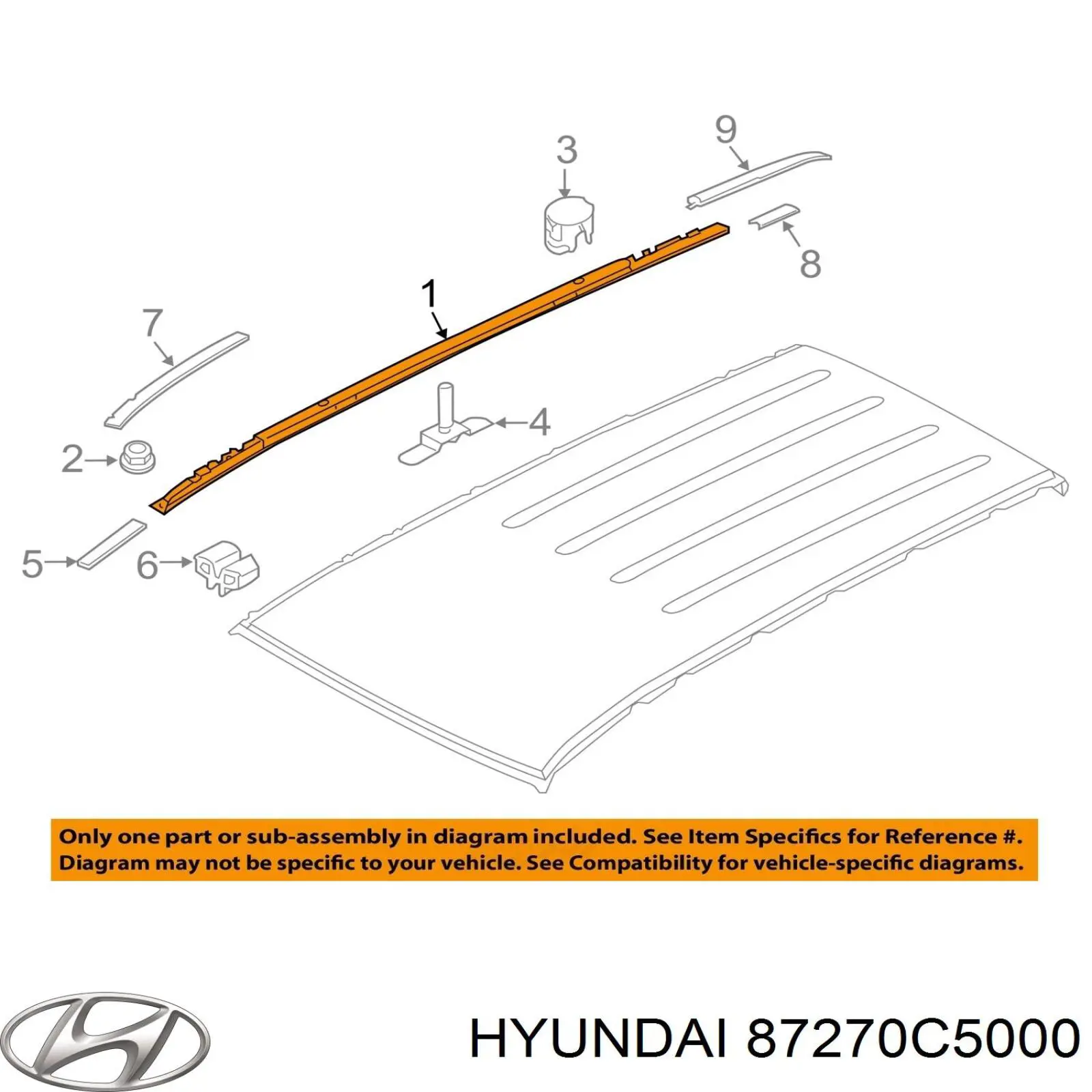 87270C5000 Hyundai/Kia 