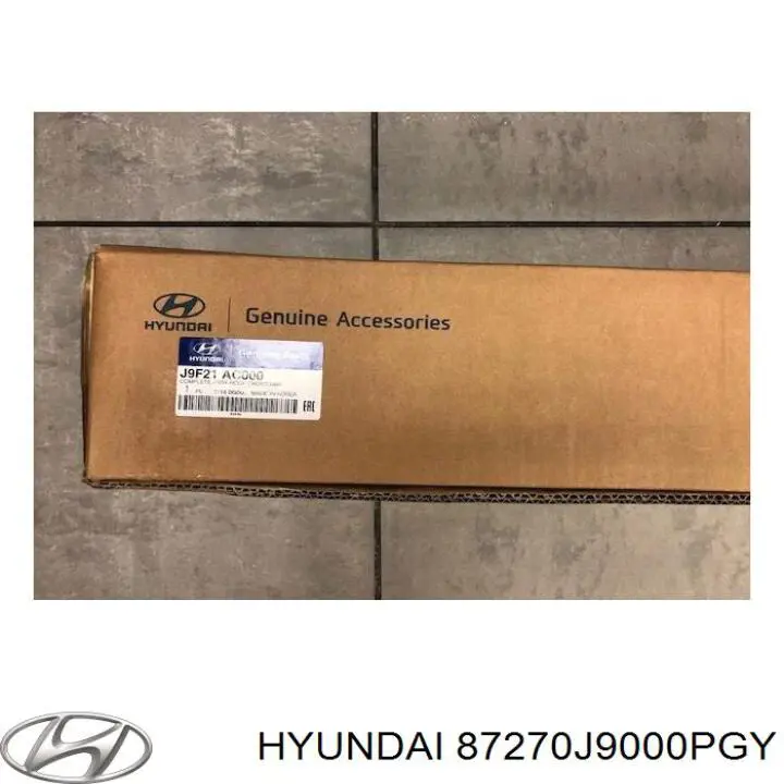 Рейлінг даху лівий Hyundai/Kia 87270J9000PGY ціна, від 50.66 USD
