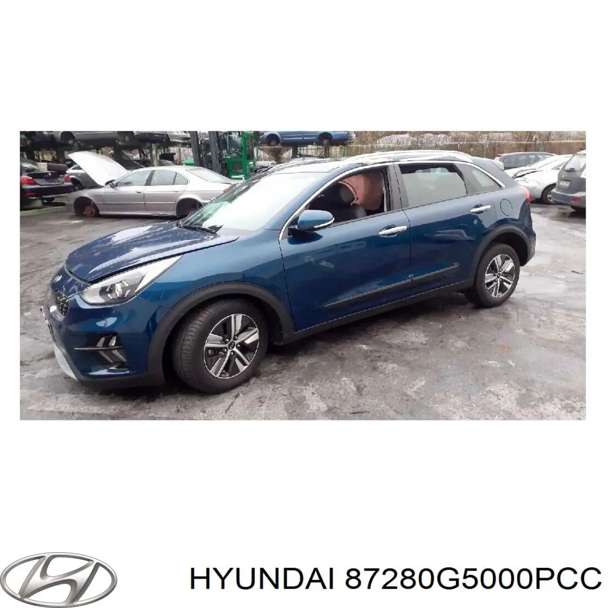 87280G5000PCC Hyundai/Kia Автомобільний рейлінг на дах правий