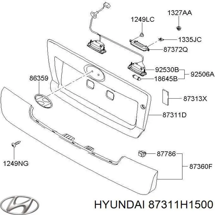  Hyundai/Kia 87311H1500 ціна, від  USD