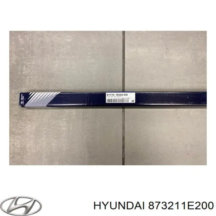 Ущільнювач задніх 3/5-й двері Hyundai Accent (MC) (Хендай Акцент)