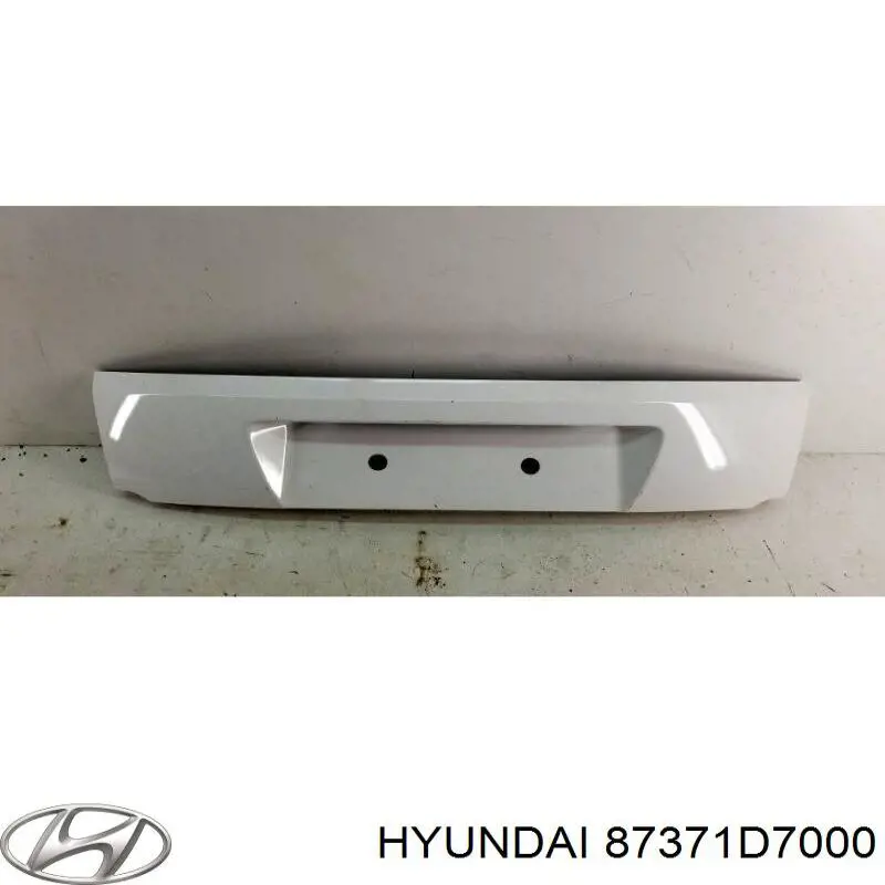 87371D7000 Hyundai/Kia панель кріплення номерного знака, заднього