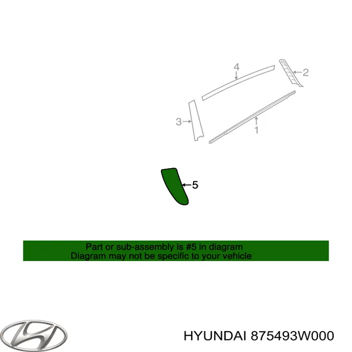  Hyundai/Kia 875493W000 ціна, від 12.21 USD