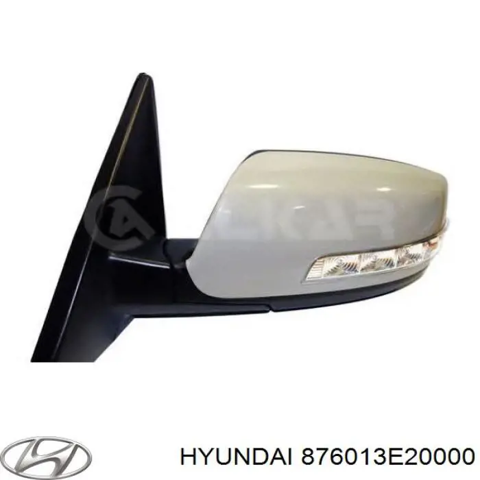 Ліве бічне дзеркало Hyundai/Kia 876013E20000 ціна, від 133.29 USD